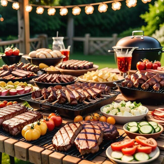 Grillowa estetyka stołu