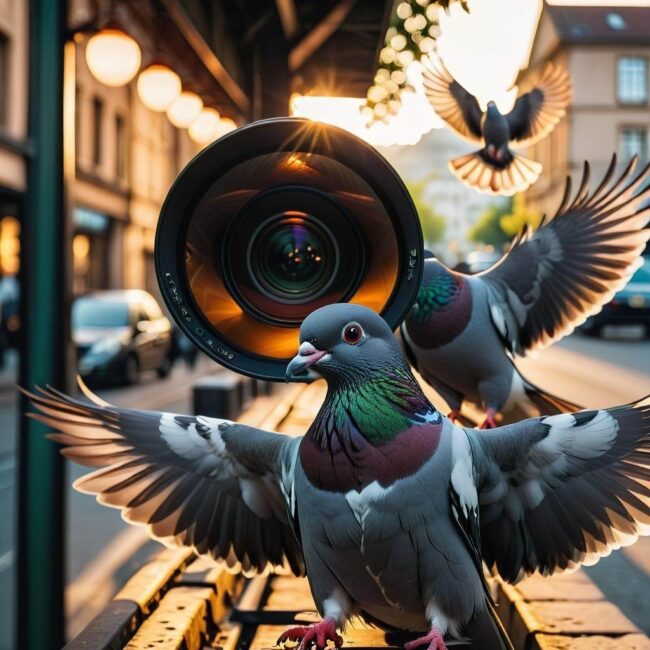 Meldowanie agresywnych gołębi